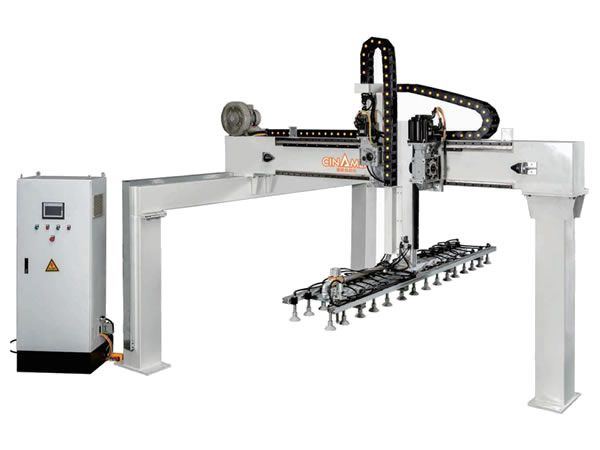 Gantry loading and unloading machine