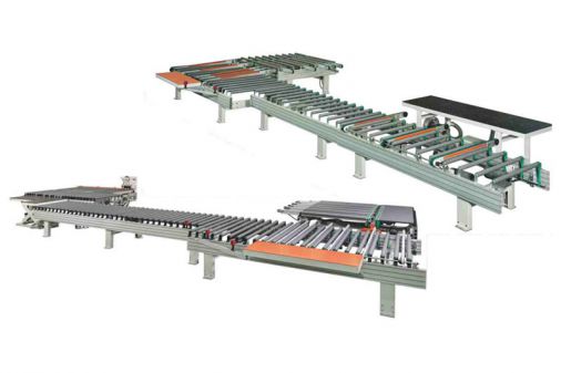 Roller return line for edge bander